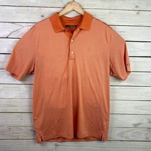 Greg Norman Play Dry Short Sleeve Golf Shirt Men's Size Large
